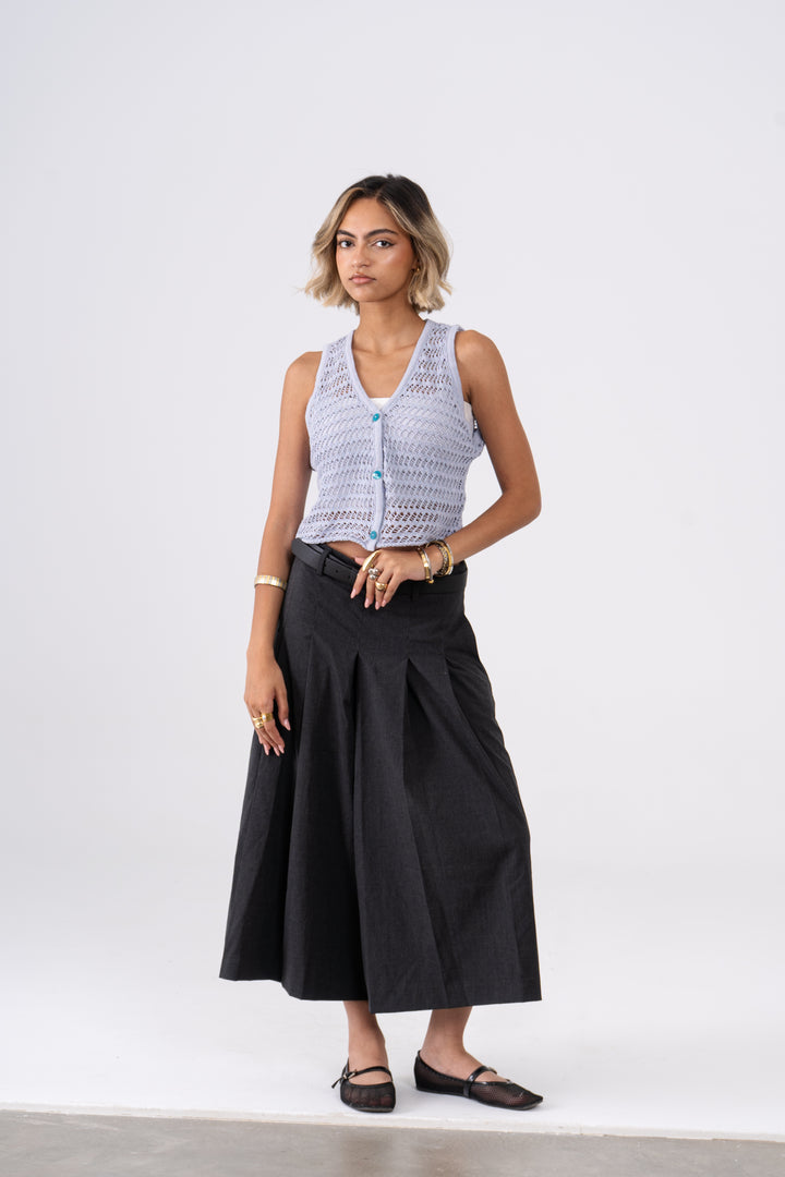 Nina vest in Lavender