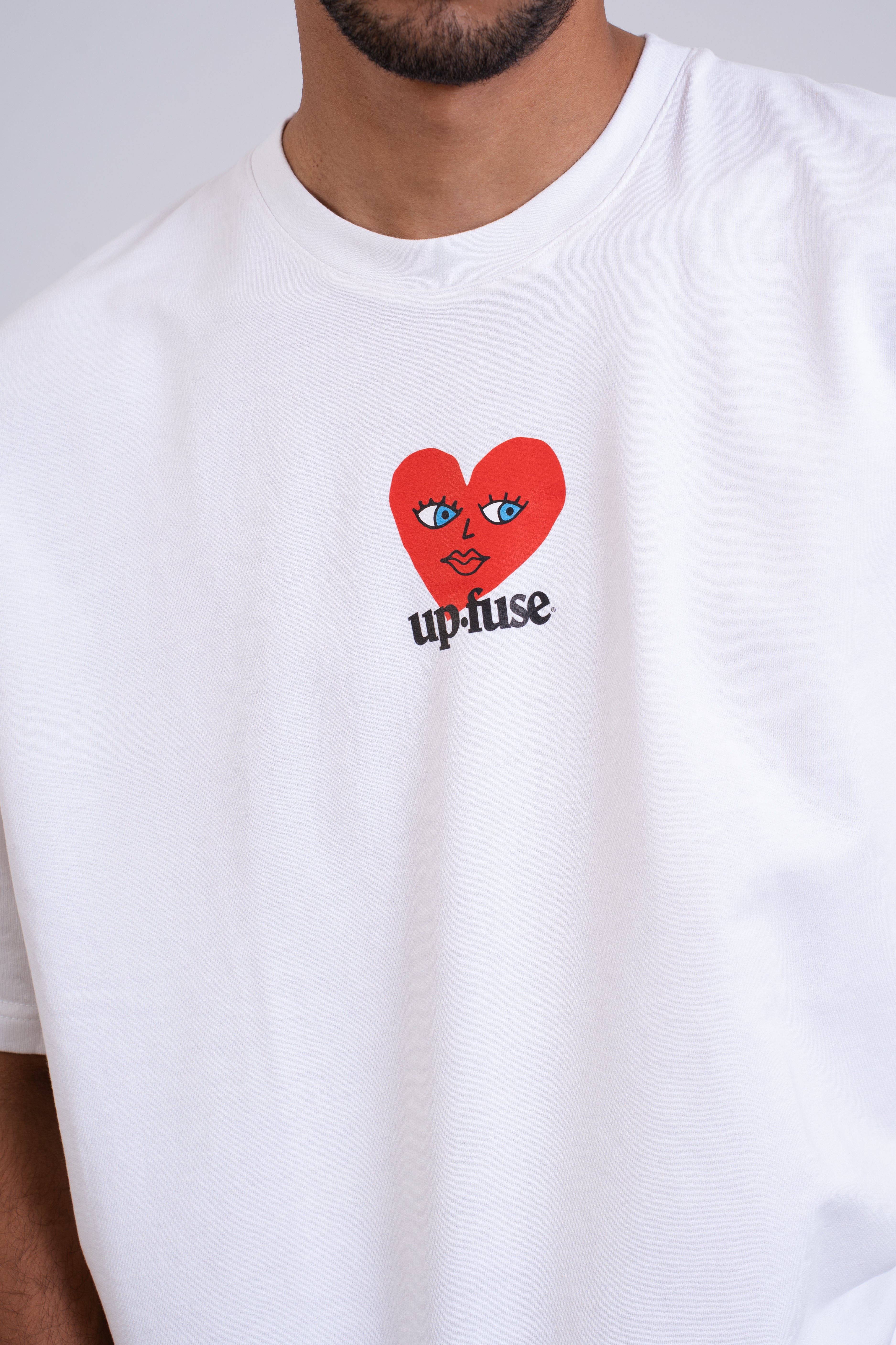 Spread Love Not Waste Oversized T-shirt - White