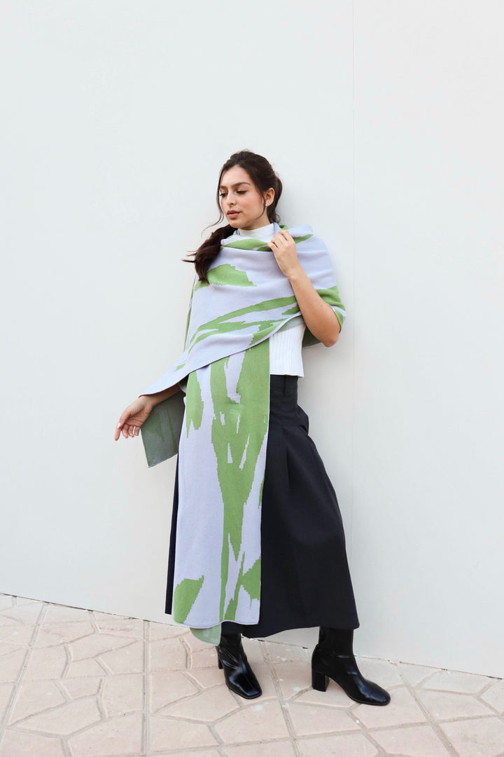 Green Confetti Scarf