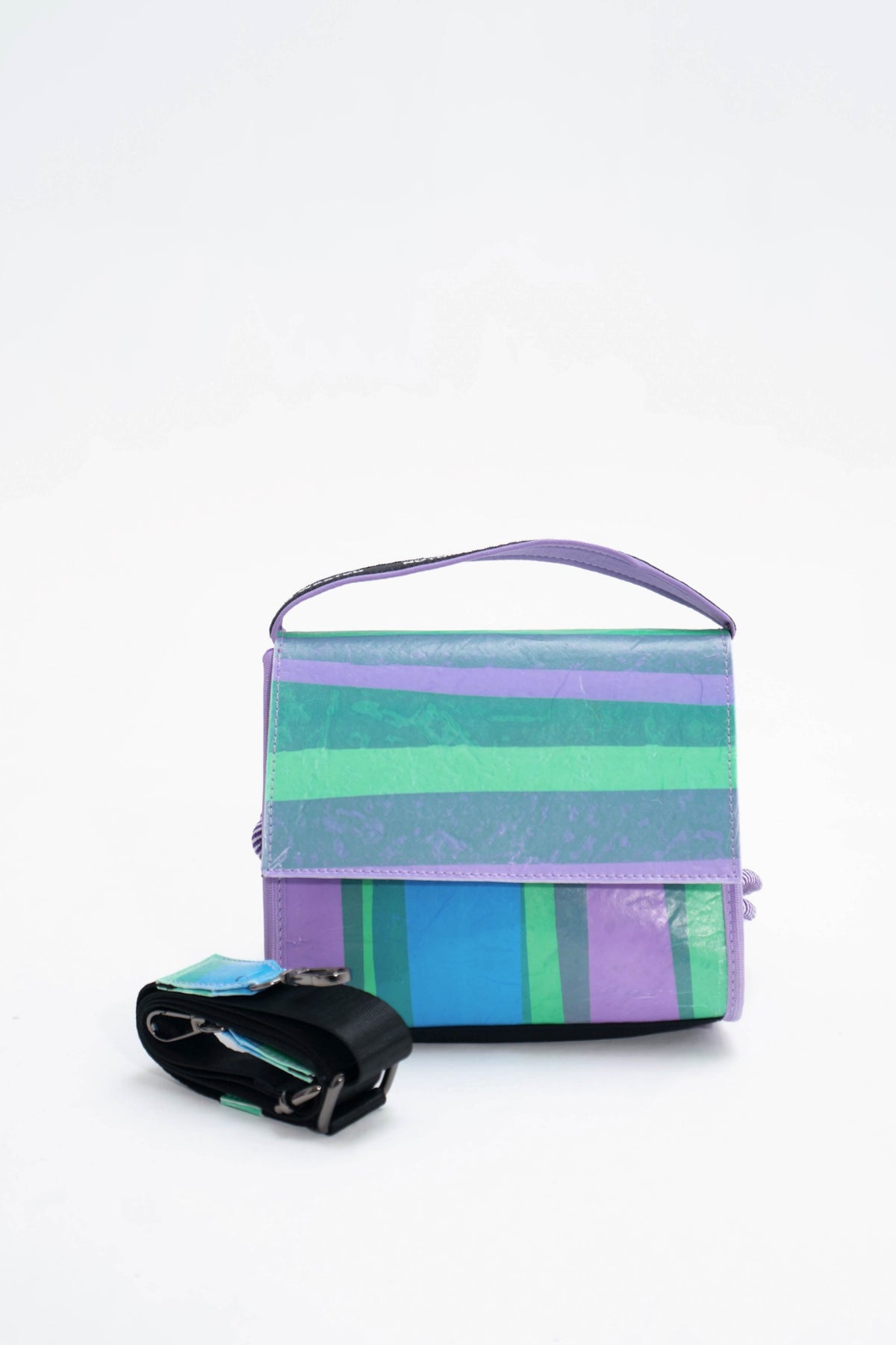 Up-Fuse Lolita Multi-Way Bag Mint Lavender Stripes photo 1