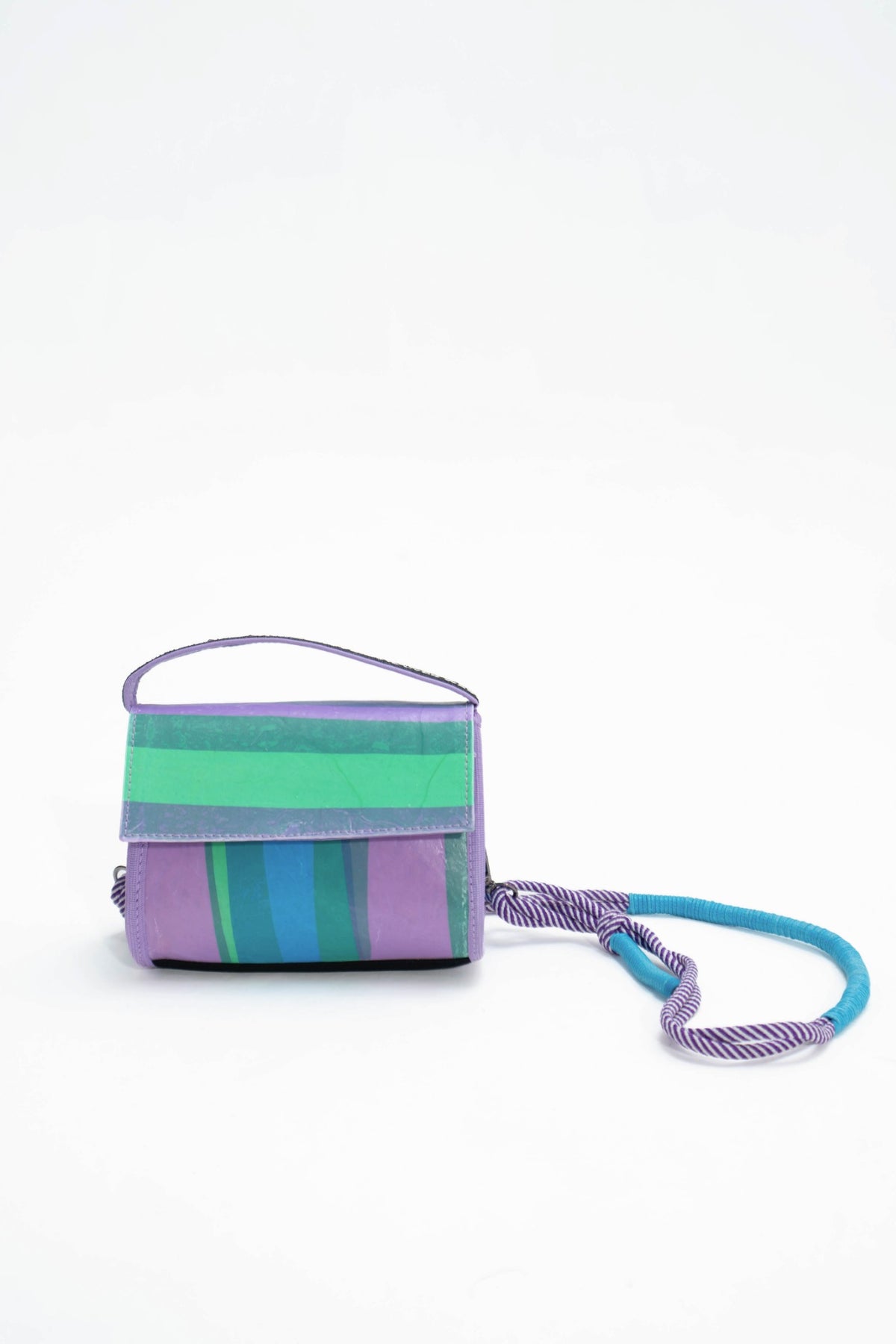 Up-Fuse Mini Lolita Multi-Way Bag Mint Lavender Stripes photo 1