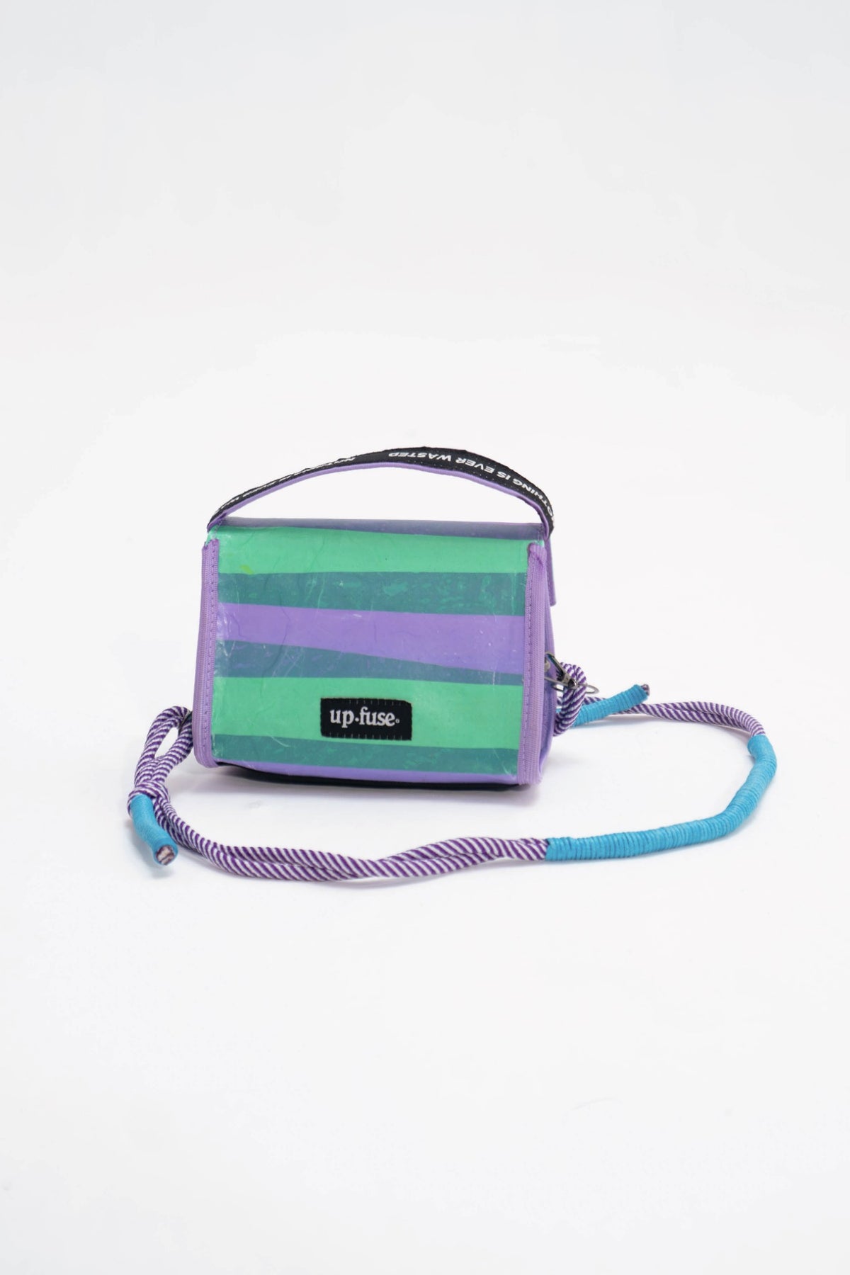 Up-Fuse Mini Lolita Multi-Way Bag Mint Lavender Stripes photo 2