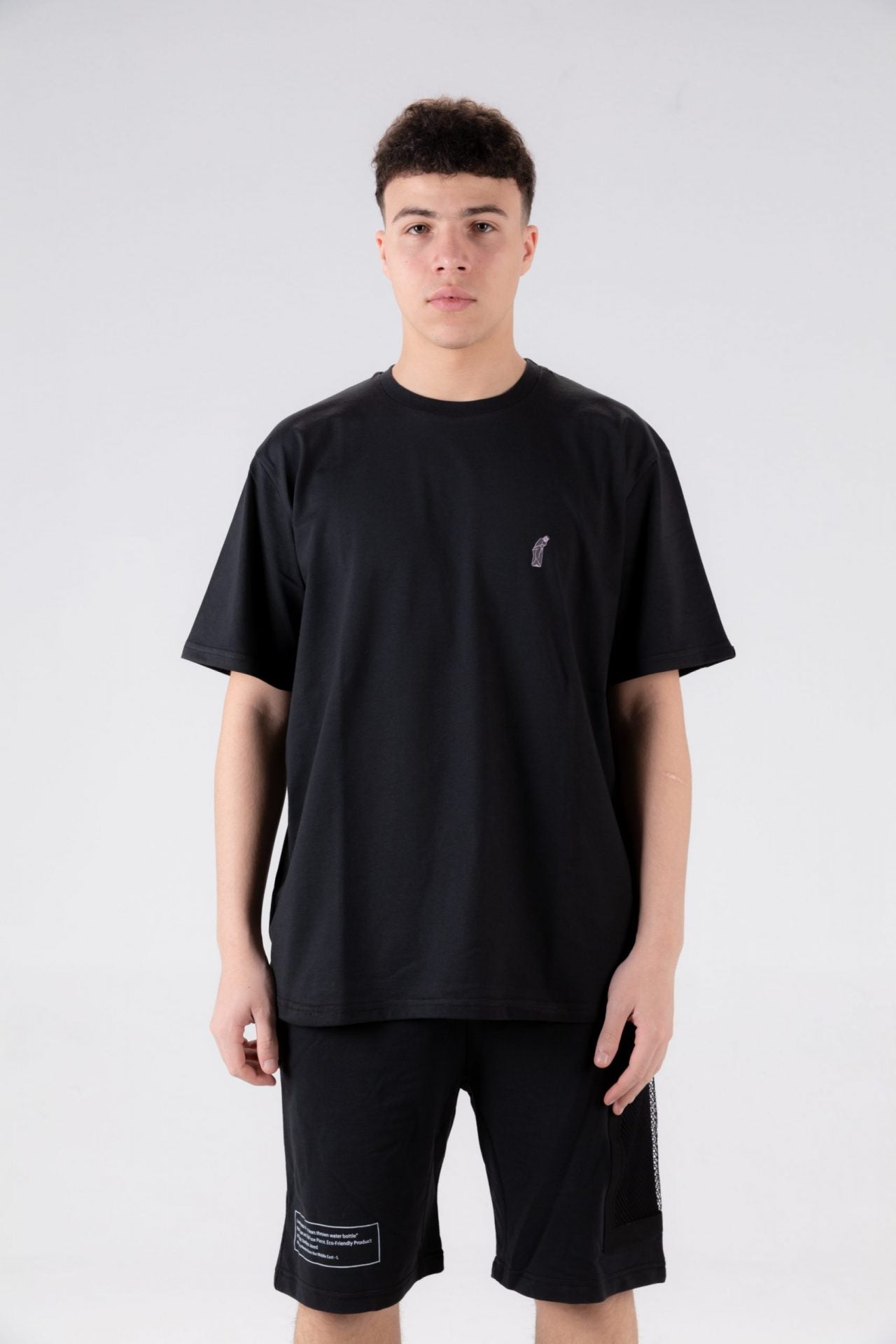 Oversized unisex black t shirt